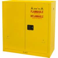 Flammable Storage Cabinet, 30 gal., 2 Door, 43" W x 44" H x 18" D Distribution Jean Lapalme