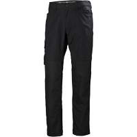 Pantalons d'entretien Oxford, Poly-coton, Noir, Taille 30, Entrejambe 30 Distribution Jean Lapalme