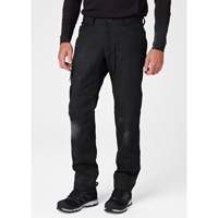Pantalons d'entretien Oxford, Poly-coton, Noir, Taille 30, Entrejambe 30 Distribution Jean Lapalme
