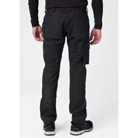 Pantalons d'entretien Oxford, Poly-coton, Noir, Taille 30, Entrejambe 30 Distribution Jean Lapalme