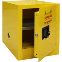 Flammable Storage Cabinet, 4 gal., 1 Door, 17" W x 22" H x 18" D Distribution Jean Lapalme