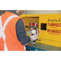Flammable Storage Cabinet, 12 gal., 2 Door, 43" W x 18" H x 18" D Distribution Jean Lapalme