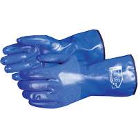 Gants r&eacute;sistants aux produits chimiques North Sea, Taille Petit, 11" lo, Nitrile, Doublure en Molleton, Gant de calibre hiver Distribution Jean Lapalme