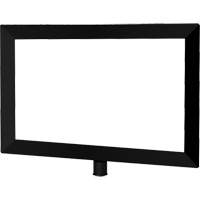 Heavy-Duty Horizontal Sign Holder for Classic Posts, Black Distribution Jean Lapalme