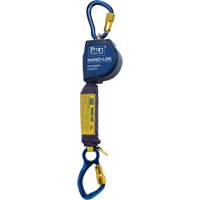 Nano-Lok Extended Length Self Retracting Lifeline, 10', Dyneema&reg;, Swivel Distribution Jean Lapalme