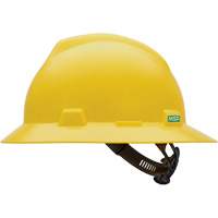 Casque de s&eacute;curit&eacute; &agrave; fente et bordure compl&egrave;te V-Gard, R&eacute;pond aux normes CSA type 1, Suspension Glissement rapide, Non ventil&eacute; Distribution Jean Lapalme