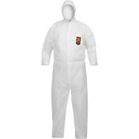 Combinaison jetable KleenGuard A40, Moyen, Blanc, Microporeux Distribution Jean Lapalme