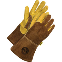 Gants pour soudeur, Cuir fleur de vache, Taille 2T-Grand Distribution Jean Lapalme