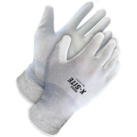 Gants enduits antistatiques X-Site, 8, R&ecirc;vetement Polyur&eacute;thane, Calibre 15, Enveloppe en Nylon/Cuivre Distribution Jean Lapalme