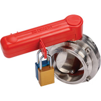 Dispositif de cadenassage pour poign&eacute;e de tirage, Type Papillon Distribution Jean Lapalme