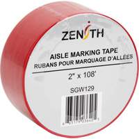 Ruban pour marquage d'all&eacute;es, 2" x 108', PVC, Rouge Distribution Jean Lapalme