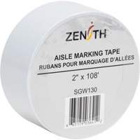 Ruban pour marquage d'all&eacute;es, 2" x 108', PVC, Blanc Distribution Jean Lapalme