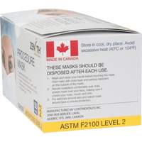Masques d'intervention jetables, ASTM F2100 Niveau 2, Classe 1 Distribution Jean Lapalme