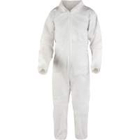 Premium Coveralls, X-Large, White, Microporous Distribution Jean Lapalme