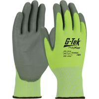 G-Tek&reg; PolyKor&reg; Cut Resistant Gloves, Small, 13 Gauge, Polyurethane Coated, ASTM ANSI Level A5/EN 388 Level E Distribution Jean Lapalme