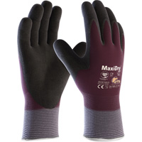 ATG MaxiDry&reg; Zero Coated Gloves with Thermal Lining, Small, Foam Nitrile Coating, 15 Gauge, Nylon/Spandex Shell Distribution Jean Lapalme