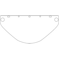 Visi&egrave;re de s&eacute;curit&eacute; universelle Dynamic, Polycarbonate, Teinte Transparent Distribution Jean Lapalme