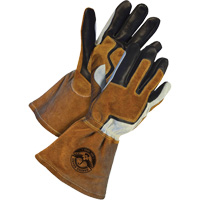 Gants de soudage &agrave; l'arc MIG Gander Brand, Cuir fleur de vache, Taille T-petit Distribution Jean Lapalme