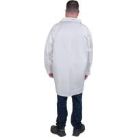 Sarraus de laboratoire de protection, Microporeux, Blanc, Petit Distribution Jean Lapalme