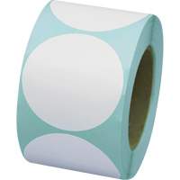 Coloured Marking Dots, Circle, 3" L x 3" W, White, Vinyl Distribution Jean Lapalme