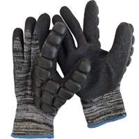 Gants antichocs enduits pour le martelage, 8/Moyen, Paume en Synth&eacute;tique, Poignet &eacute;lastique Distribution Jean Lapalme