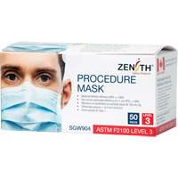 Masques d'intervention jetables, ASTM F2100 Niveau 3, Classe 1 Distribution Jean Lapalme