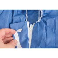 Hooded Coveralls, Medium, Blue, SMS Distribution Jean Lapalme