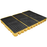 Palette &agrave; profil bas pour contr&ocirc;le des d&eacute;versements, Capacit&eacute; de d&eacute;versement 76.5 gal. US, 72" x 49" x 6,5" Distribution Jean Lapalme
