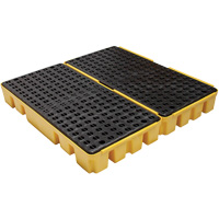 Palette &agrave; profil bas pour contr&ocirc;le des d&eacute;versements, Capacit&eacute; de d&eacute;versement 51 gal. US, 49" x 48" x 6,5" Distribution Jean Lapalme