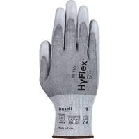 HyFlex&reg; 11-755 Cut Resistant Gloves, Size 6, 18 Gauge, Polyurethane Coated, Polyester/HPPE/Tungsten/Spandex Shell, ASTM ANSI Level A5/EN 388 Level E Distribution Jean Lapalme