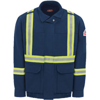 Blouson aviateur doubl&eacute; pour hommes avec garniture r&eacute;fl&eacute;chissante, Petit, Bleu marin, 29 cal/cm² Distribution Jean Lapalme