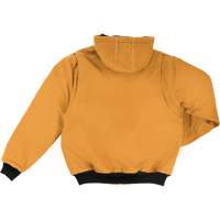 Blouson d'aviateur en toile lourde avec capuchon, Hommes, Petit, Brun Distribution Jean Lapalme