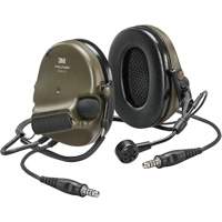 Casque VI NIB avec deux fils de sortie Peltor ComTac, Style Cordon cervical, 22 dB Distribution Jean Lapalme