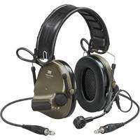 Casque VI NIB avec deux fils de sortie et rail arc Peltor ComTac, Style Bandeau, 23 dB Distribution Jean Lapalme