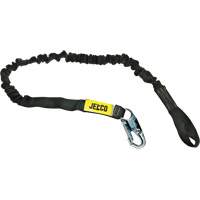 Arc Flash Shock Absorbing Lanyard, 6', Locking Snap Hook Center, Choke-Off Loop Leg Ends, Nylon Distribution Jean Lapalme