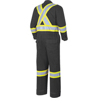 7702BK FR-Tech&reg; 88/12 FR Arc Rated Coveralls, Size 36, Black, 9.7 cal/cm² Distribution Jean Lapalme