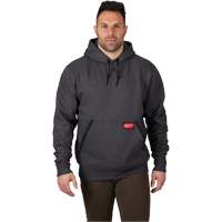 Heavy-Duty Pullover Hoodie, Men's, Small, Grey Distribution Jean Lapalme
