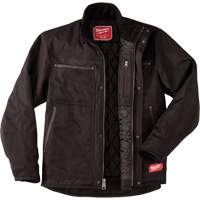 Blouson classique GridIron, Hommes, Petit, Noir Distribution Jean Lapalme
