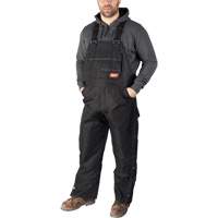 Salopette GridIron de longueur standard avec fermeture &agrave; glissi&egrave;re jusqu'&agrave; la cuisse, Hommes, Grand, Noir Distribution Jean Lapalme