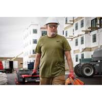 T-shirt de travail hybride, Hommes, Petit, Vert Distribution Jean Lapalme