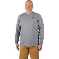 T-shirt de travail hybride, Hommes, Petit, Gris Distribution Jean Lapalme