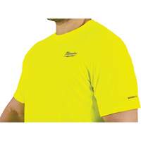 Chandail l&eacute;ger &agrave; haute visibilit&eacute; Workskin, Hommes, Petit, Jaune Distribution Jean Lapalme