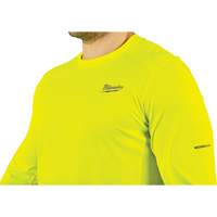 Chandail l&eacute;ger &agrave; haute visibilit&eacute; Workskin, Hommes, Petit, Jaune Distribution Jean Lapalme