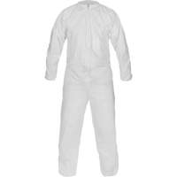 Combinaison non st&eacute;rile de fabrication &eacute;co-efficace CleanMax, Moyen, Blanc, Microporeux Distribution Jean Lapalme