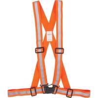 Traffic Harness, High Visibility Orange, Silver Reflective Colour, Medium Distribution Jean Lapalme