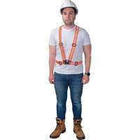 Traffic Harness, High Visibility Orange, Silver Reflective Colour, Medium Distribution Jean Lapalme