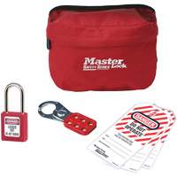 Trousse de cadenassage personnalis&eacute;e avec cadenas en thermoplastique Zenex, 6 composants compris Distribution Jean Lapalme