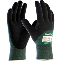 ATG MaxiFlex&reg; Cut Seamless Cut Resistant Gloves, Size Large, 15 Gauge, Nitrile Coated, Engineered Yarn Shell, ASTM ANSI Level A2/EN 388 Level 3/EN 388 Level B Distribution Jean Lapalme