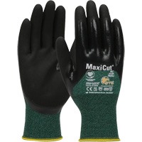 ATG MaxiCut&reg; Oil Cut-Resistant Gloves, Size Large, 15 Gauge, Nitrile Coated, Engineered Yarn Shell, ASTM ANSI Level A2/EN 388 Level 3/EN 388 Level B Distribution Jean Lapalme