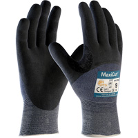 ATG MaxiCut&reg; Ultra Seamless Knit Cut Resistant Gloves, Size Large, 15 Gauge, Nitrile Coated, Engineered Yarn Shell, ASTM ANSI Level A3/EN 388 Level 5/EN 388 Level C Distribution Jean Lapalme